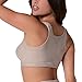 Leonisa Perfect Back Support Posture Corrector Brace Wireless Bra for Women with Adjustable Front Closure Beige 38D