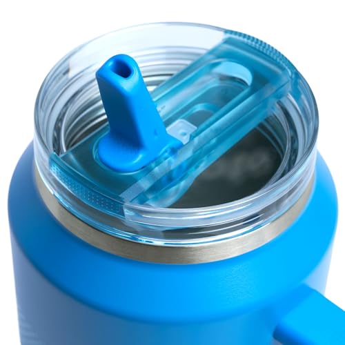 Image of STANLEY Quencher ProTour Flip Straw Tumbler with Leakproof Lid 64 oz | Built-In Straw and Handle | Large Capacity for Travel & Sports | Insulated Stainless Steel Cup | BPA-Free | Azure Fade