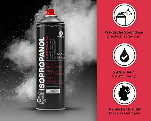 OCTOPUS Isopropanol Spray, IPA Reinigungsalkohol in praktischer Sprühdose - 500 ml – Ansicht 4