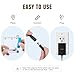 Lenink AC Power Supply Adapter for 4 AA Batteries, AA Battery Replacement Adapter for LED Light, LED Decorations (Black)
