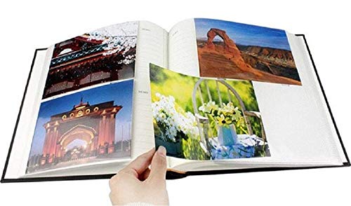 Image of Natraj Series Photo Album with Extra Clear PVC Film 200 Photos (Photo Size Supported: 4x6 Inches, Multicolour) (Design 1)