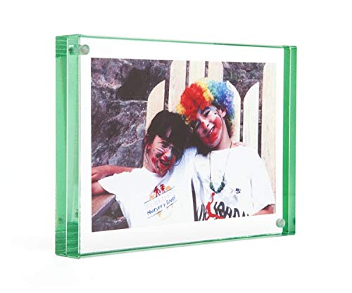 GREEN COLOR EDGE MAGNET FRAME by CANETTI � 5"x7"