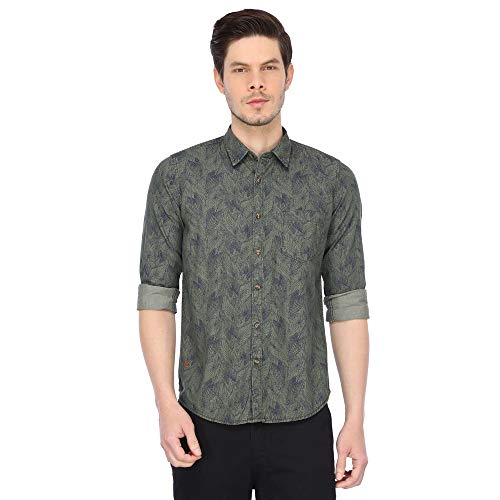 Image of Pepe Mens Printed Casual Shirt
