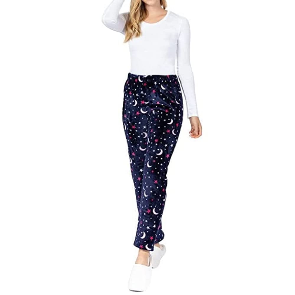 Women's Printed Woolen soft Fleece Pyjama/Lower (Multicolour)-image-18