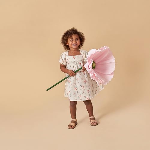 Modern Moments by Gerber Baby Girls' Dress with Puff Sleeves3