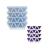 Angel Wings Mini Triangle Shape Earrings Mold for UV Resin Epoxy Resin Mold for DIY Earrings, Ear Studs, Jewelry Making Crafts, Chocolate Cake Mold Candy Mold, Silicone Molds