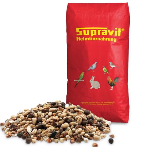 Supravit Ziertaubenfutter Show I Taubenfutter 25kg I Vogelfutter I hochwertige Alleinfutter - Mischung für Tauben I Taubenfutter mit schmackhafter Hirse und vielen weiteren wertvollen Zutaten