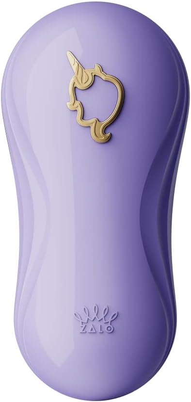ZALO Unicorn Set Clitoral Suction Sex Toy | Waterproof Sex Toy with 6 Vibration Modes and 6 Thrusting Modes | USB Rechargeable Battery | 1-Year Warranty | Berry Violet