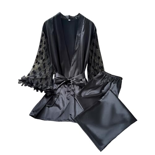 Robe de nuit et pantalon contre les nuits agitées en soie