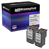 Speedy Inks - 2 Pack Canon CL-211XL High Yield Color Remanufactured Inkjet Cartridge for use in PIXMA iP2700, PIXMA iP2702 , PIXMA MP230, PIXMA MP240, PIXMA MP250, PIXMA MP270, PIXMA MP280