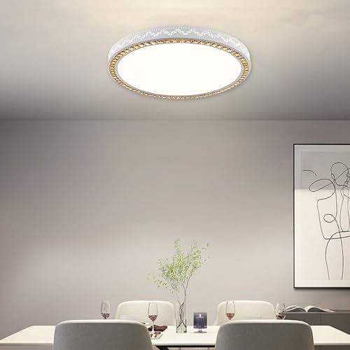 Led luminaria de techo para techos bajos con mando a distancia metálica pack de 2 7