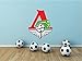 Produktbild Lokomotiv Moscow FC Russia Soccer Football Sport Home Decor Art Wall Vinyl Sticker 63 x 50 cm