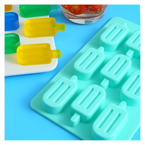 Molde de silicona para palitos de hielo reutilizable miniatura 6