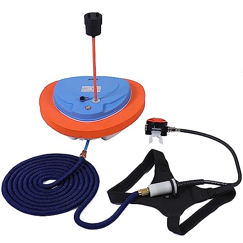 AMOERI Diving Ventilator System, Scuba Diving Tank, with 12M/39ft Telescopic Hose? Breathing Regulator, for Underwater Work, Diving, 2.7 Hours