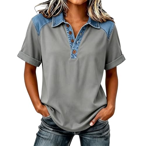 Chemise en jean manches courtes femme pour resoudre le dilemme du look ete chic