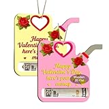 Geldklammer Dekoration für Herren - 2 Stück aus Holz in Form einer Gasflasche Festliches Zubehör - San Portmonee Dekorationen | Für Kinder Erwachsene Familie Freunde Geburtstag Haus Urlaub Hochzeit