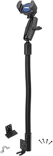 ARKON Mounts RoadVise RVRM8825AL - Soporte para teléfono de piso o asiento resistente, brazo flexible de 18 pulgadas, eje de 3.75 pulgadas para