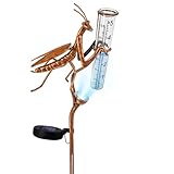 GBKDQQ Pluviomètre pour jardin, décoration de jardin, résistant au gel, avec tige, pluviom...