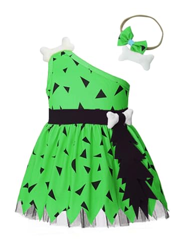 inhzoy Baby Girls Halloween Caveman Cosplay Costume Historic