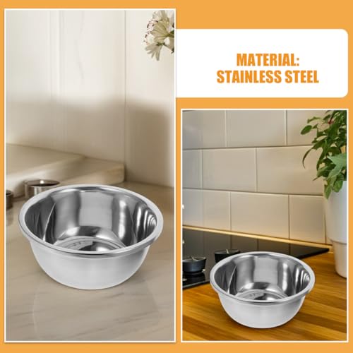 Bowl grande de acero inoxidable 30 cm miniatura 3