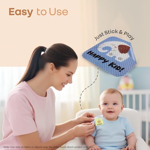 Image of R for Rabbit HYGOCARE 100% Natural Mosquito Repellent Patches for Baby 24-Hour Full Day Protection from Dengue, Malaria, Chikungunya Pack of 24 Patches
