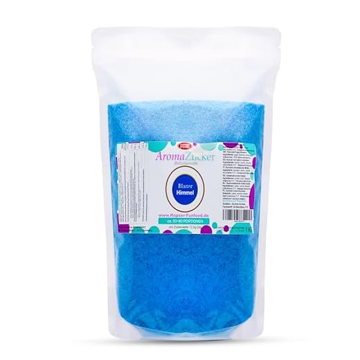 1 KG de azúcar de colores azúcar aromatizada para algodón de azúcar de colores | Sabor a Arándano Chicle