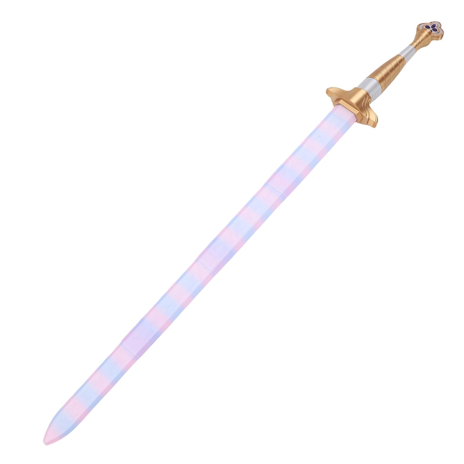 Ejoyous 3D Printed Sword, Retractable Colorful Cosplay Sword with High Density PLA Material, for Role Playing Costume Party Festival Accessory
