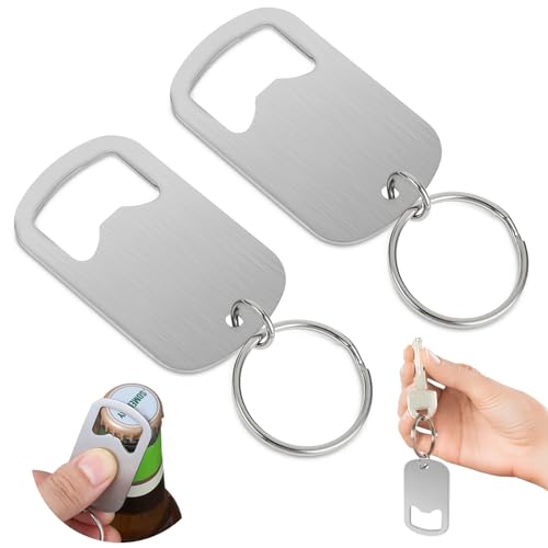 Ouligay 2 abridores de botellas llaveros abridor de botellas de