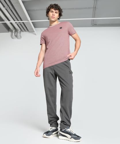 Image of Puma Men Cotton Solid Classic Fit T-Shirt