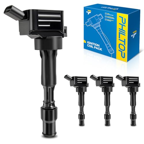 Image of PHILTOP 4 Pack Ignition Coil UF816 Fit for Forte Soul Seltos Optima Elantra