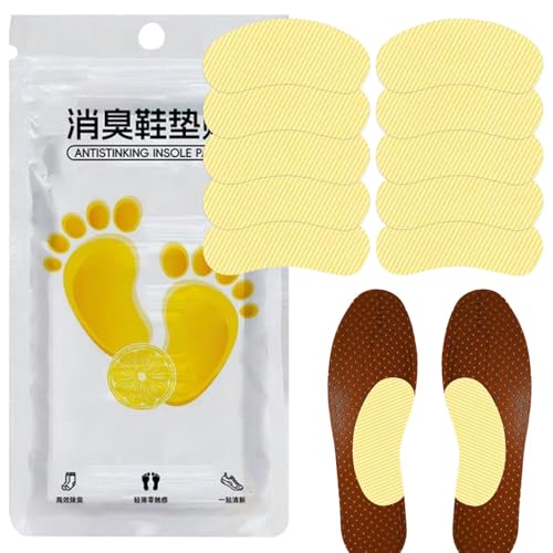 Pegatinas desodorizantes para zapatos, eliminación natural de olores | Parches de desodiumrization largos, solución de frescor para suelas, zapatillas, botas y zapatos cotidianos