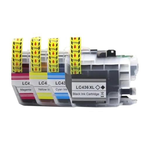 Cartouche d'encre compatible LC436XL résolvant les problèmes de lignes blanches sur MFC-J4440