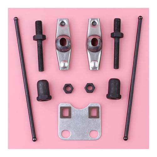 Kit de balancín con placa guía de varilla de empuje para motor pequeño GX160 de 5,5 HP y GX200
