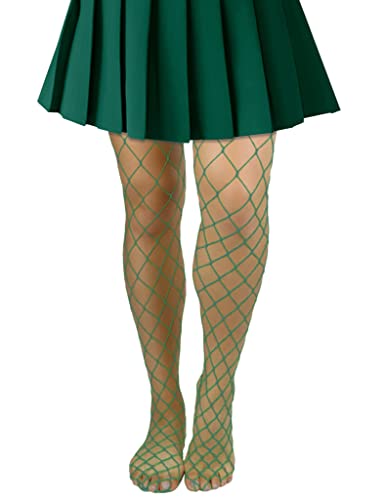 Image of Lastclream High Waisted Fishnet Tights for Women Sexy Fishnets Stockings Full Footed Fishnet Sheer Pantyhose Plus Size