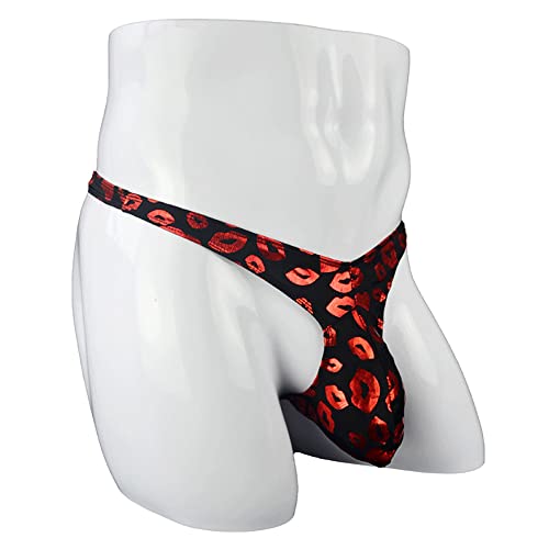 COMLIFE Men's G-String Underwear Comfy Tag-Free Bikini Underpants Bulge Pouch Breathable T-back3