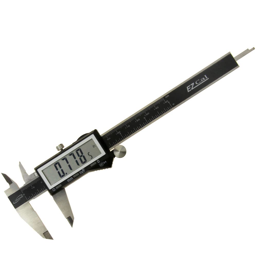iGaging IP54 Electronic Digital Caliper 0-6 Display Inch/Metric/Fractions Stainless Steel Body iGaging IP54 Electronic Digital Caliper 0-6 Display Inch/Metric/Fractions Stainless Steel Body