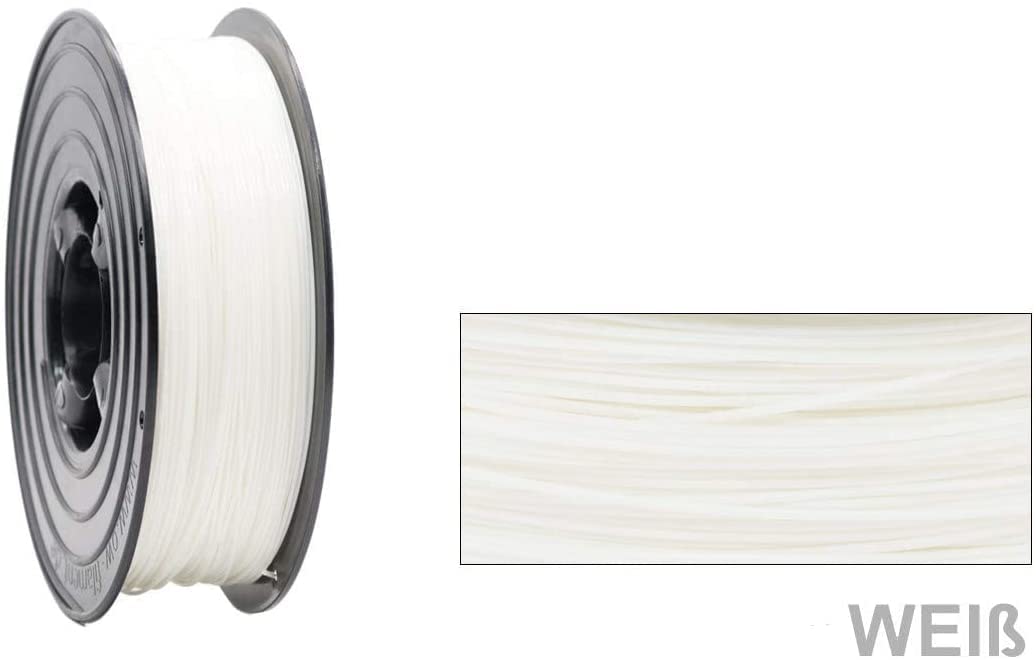 PETG Filament 3D Drucker 1,75mm / 4 x 1kg Rolle Weiss für 3D Printer oder Stift 4er Set (4Kg)