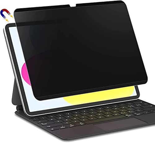 AYAKI iPad 10.9inch(第10世帯) マグネット式 覗き見防止 プライバシー保護 ブルーライトカット 簡単脱着 繰り返し貼れる 保護フィルム 反射防止 アンチグレア 横向きタイプ 収納ケース付き「iPad 第10世代(2022)」