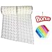 Farielyn-X Self Adhesive Dots,1000PCS(500 Pair Sets) 0.78inch, Sticky Back Coins Hook & Loop Self Adhesive Dots for Craft Decoration in School,Office or Home,White