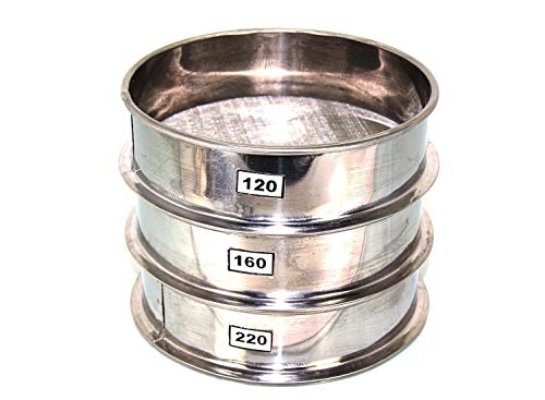Aluminum Herbal Pollen Hash Extractor stackable sifter 120 160 220 Micron Screen