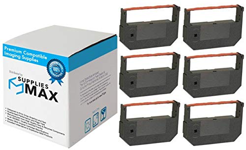 Cintas de impresora compatible DPSR1467 negro/rojo 6 unidades miniatura 1