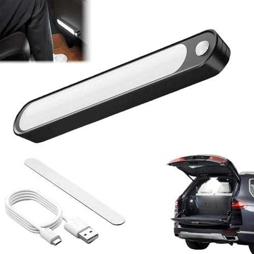 Interior LED Car Trunk Automatic Sensor Light, Car Ceiling Lights, Induction LED Cars Roof Lights, Cars Boot Light Trucks Roof Luggage Box Tent Bright Portable Lighting (900mAh)