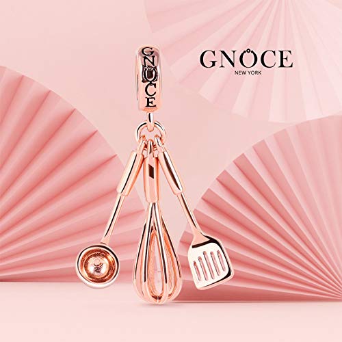 Image of GNOCE Food Themed Charm Beads Fit Charm Bracelet Necklace for Women