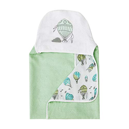 Toalha de Banho Felpuda Bordados Karinho C/ Capuz Bord para Bebê 90cm X 70cm Contém 01 Un