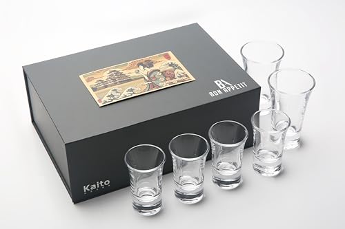 BA BON APPETIT ショットグラスセット 35ml×4・70ml×2