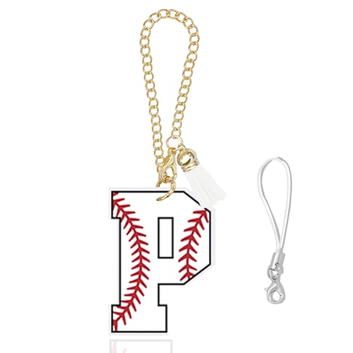 Baseball Initial P Compatible with Owala 24oz 32oz 40oz Water Cup Tumbler