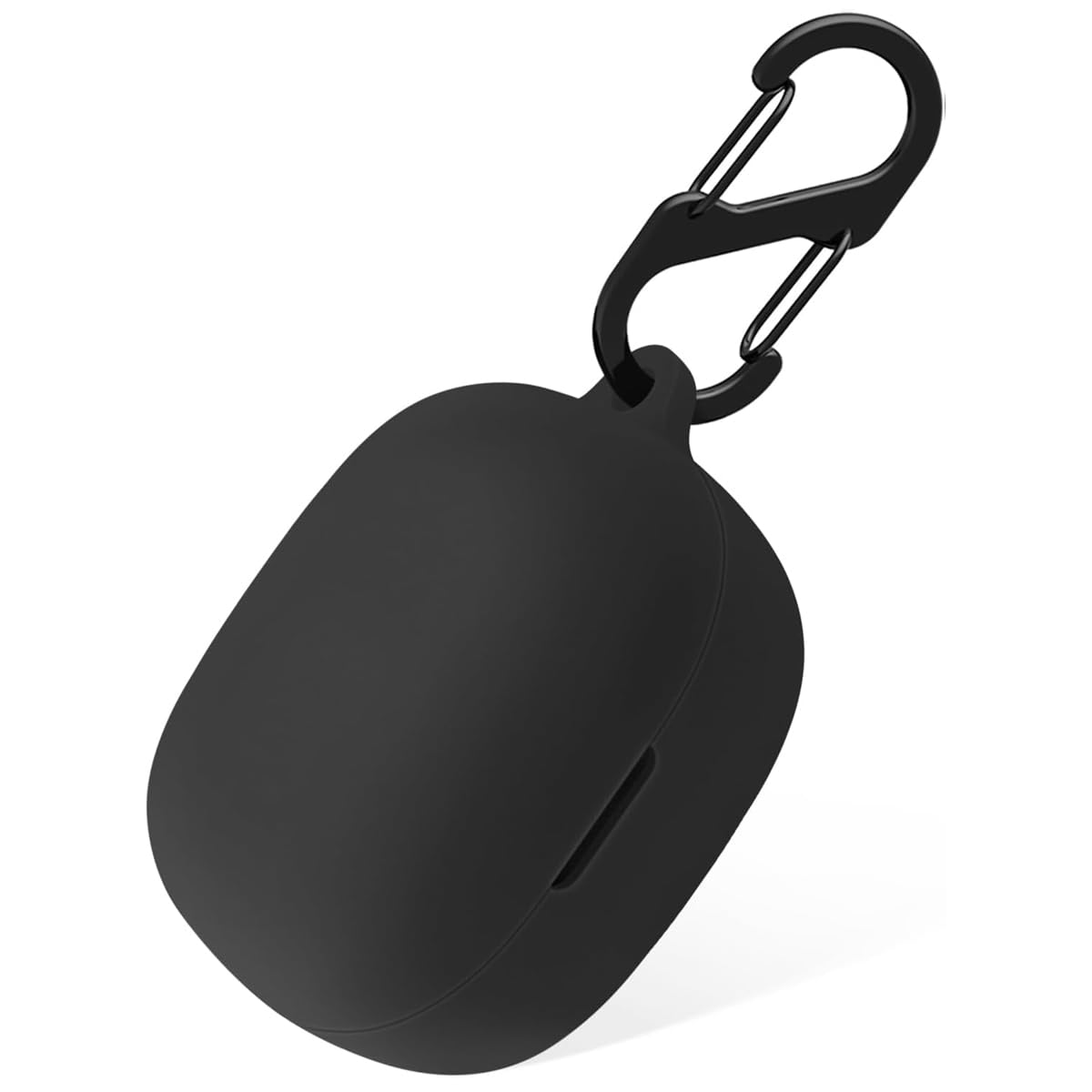LIRAMARK Silicone Cover Case with Carbiner Compatible with Anker Soundcore R50i / P25i (Black)-image-27