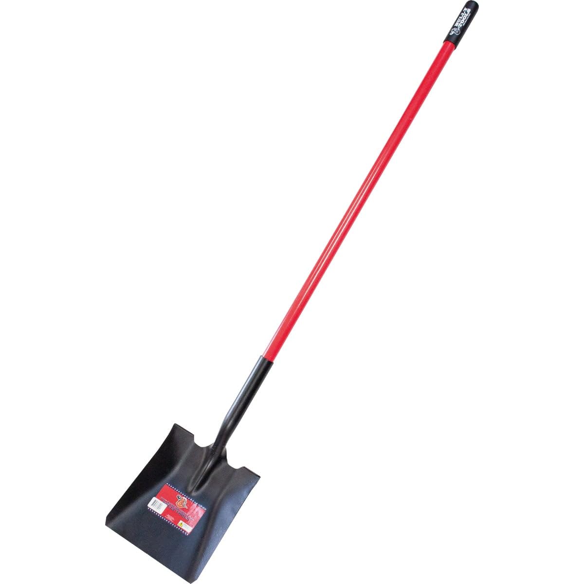 Bully Tools 62510 14 Ga. Square Point Shovel. Fiberglass Long Handle.