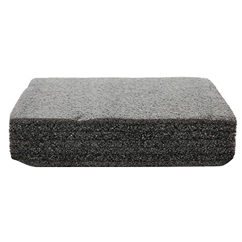 Needle Felting Pad, Felting Supplies Needle Felting Foam Pad Black Double Sided Use Sponge Mat Felt Base Multifunction Felting Pad for Manual DIY Craft (200 * 197 * 53mm)