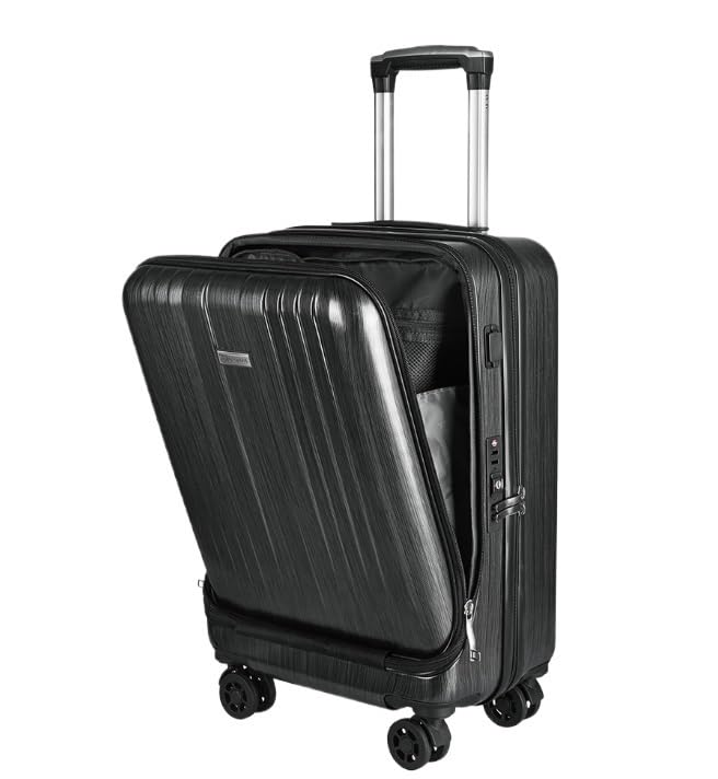 Suitcase Luggage Rechargeable Hard Case with USB Carry On Luggage Suitcase Checked Luggage with Wheels Suitcase with Wheels